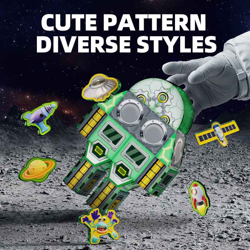 Galaxy Builder Magnetic Tiles