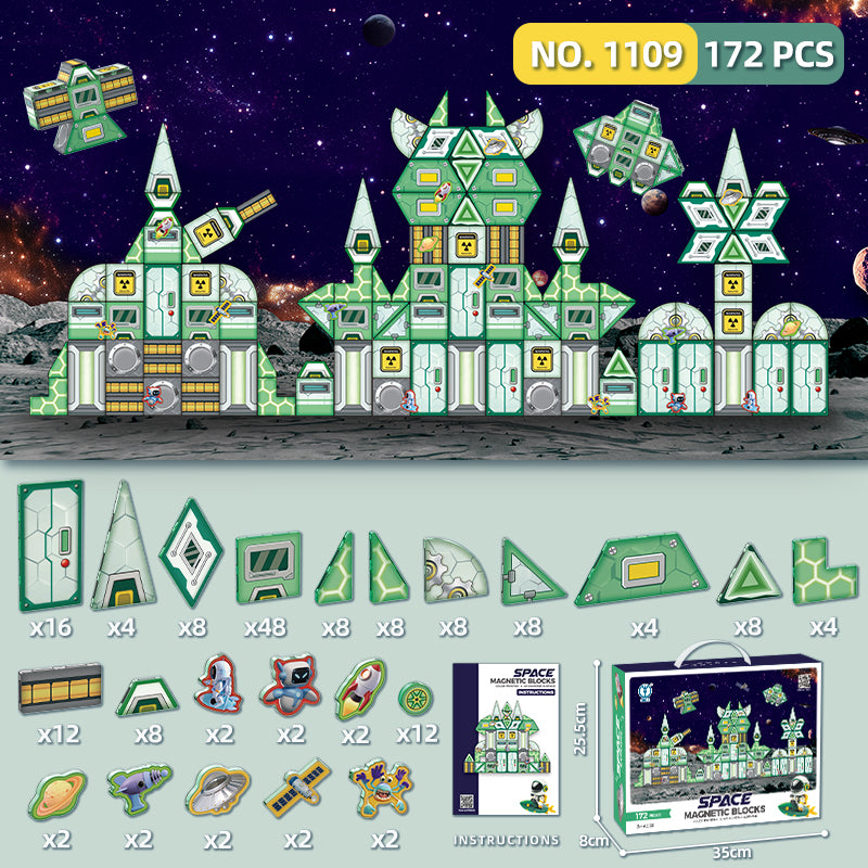 Galaxy Builder Magnetic Tiles