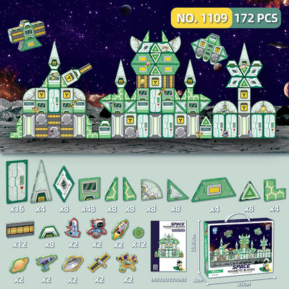 Galaxy Builder Magnetic Tiles