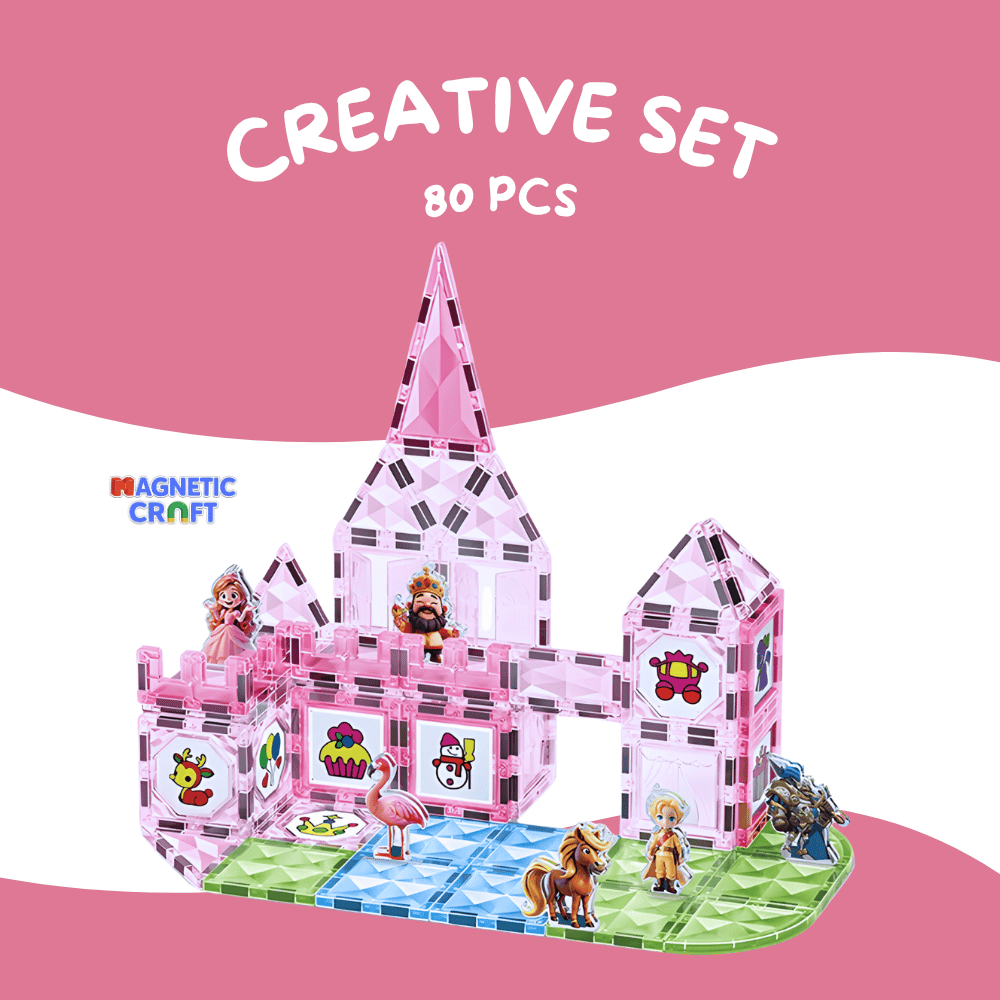 Princess Watercolour Magnetic Tiles