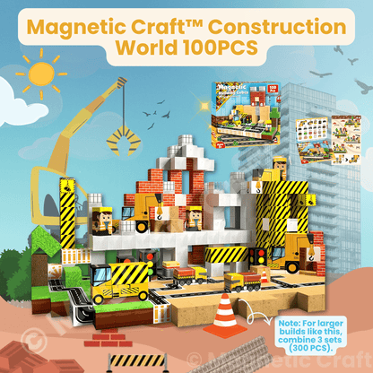 Construction World 100 PCS Magnetic Cubes