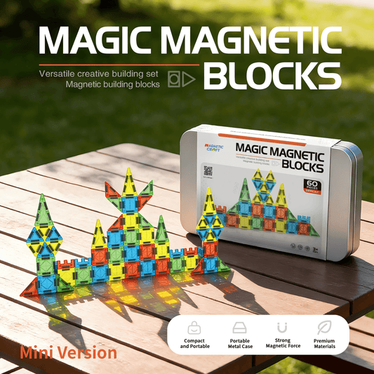 Mini Magnetic Tiles 60 PCS