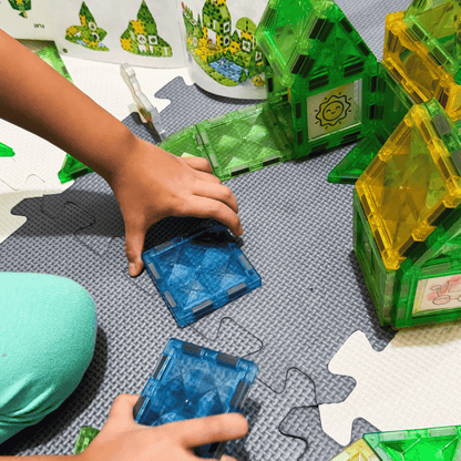 Dinosaur Watercolour Magnetic Tiles
