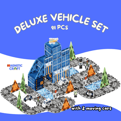 Police Station Magnetic Tiles