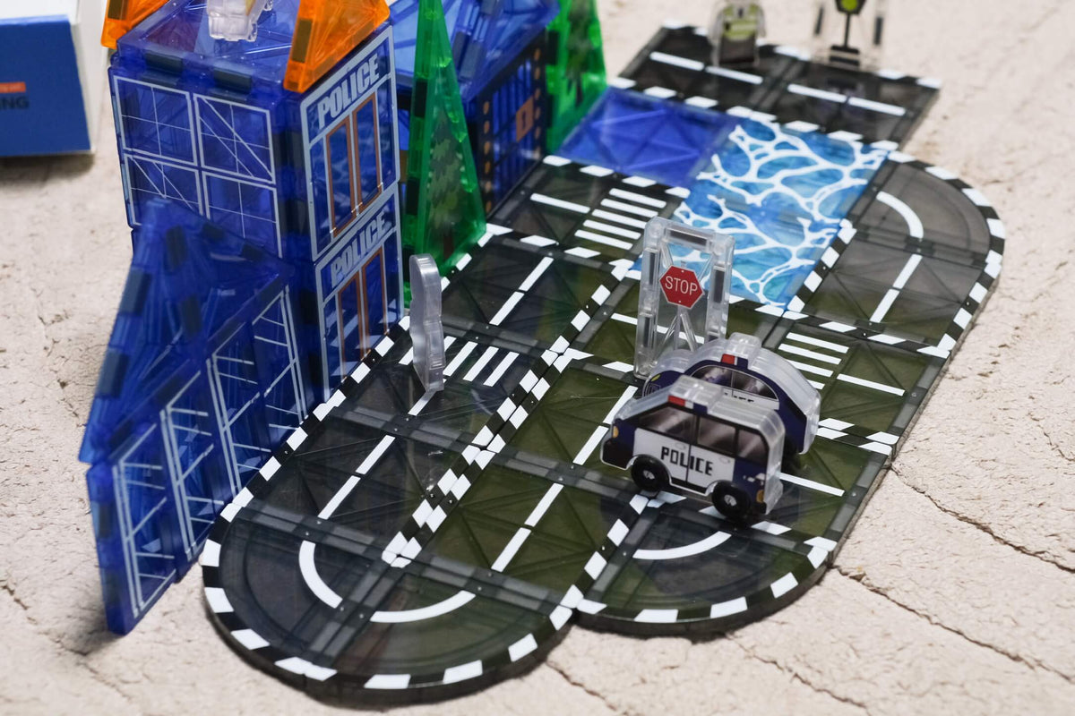 Police Station Magnetic Tiles