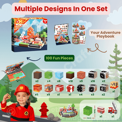 Fire Station World 100 PCS