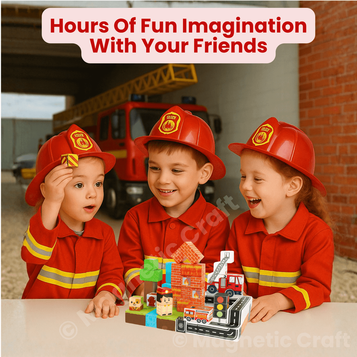 Fire Station World 100 PCS