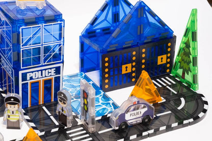 Police Station Magnetic Tiles