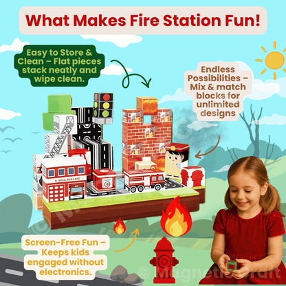 Fire Station World 100 PCS