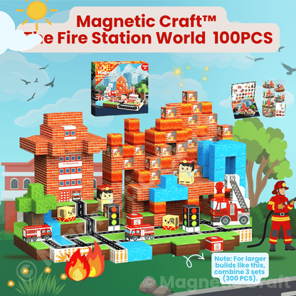 Fire Station World 100 PCS