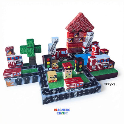 Fire Station World 100 PCS