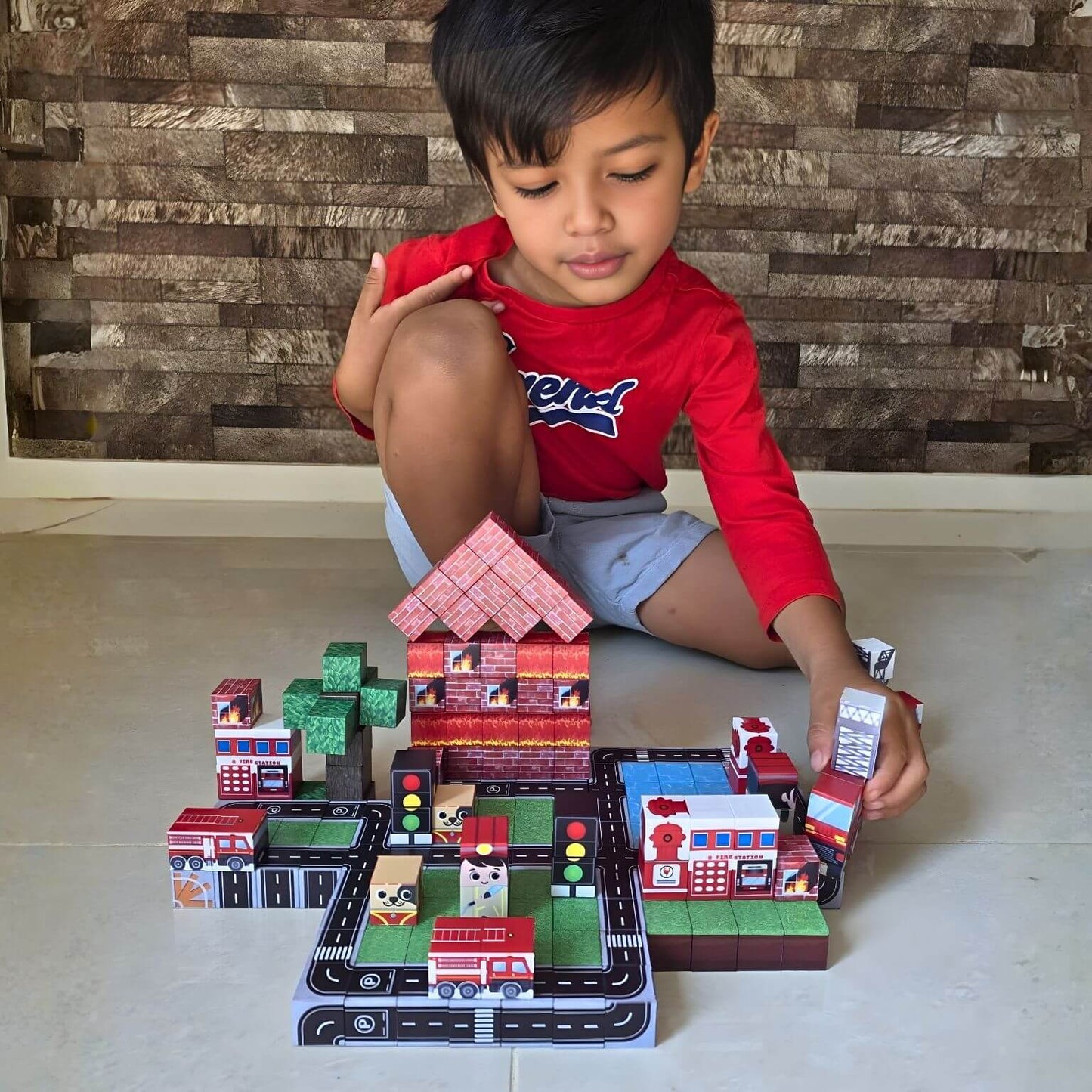 Fire Station World 100 PCS