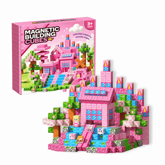 Pink Paradise 100 PCS Magnetic Cubes