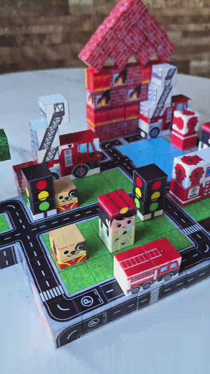 Fire Station World 100 PCS