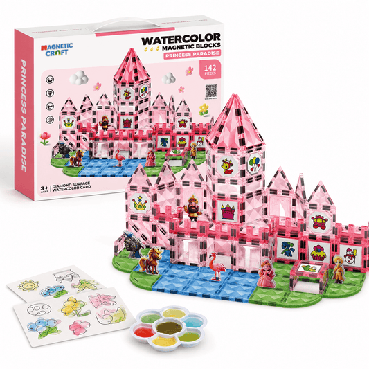 Princess Watercolour Magnetic Tiles